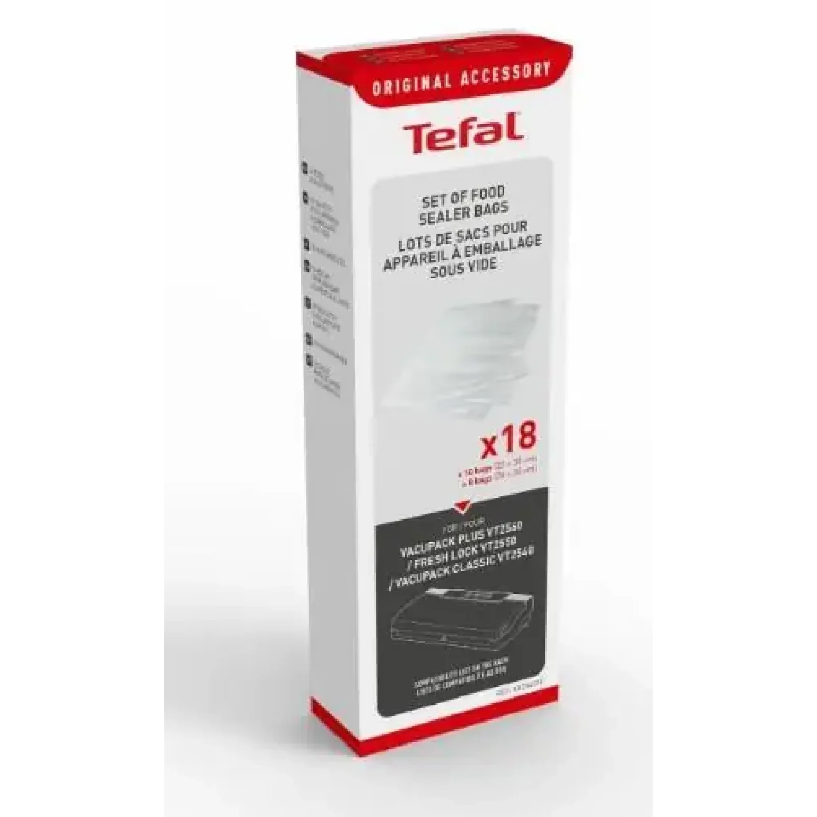 Набір з 18 пакетів для вакуумування Tefal XA254010 UA