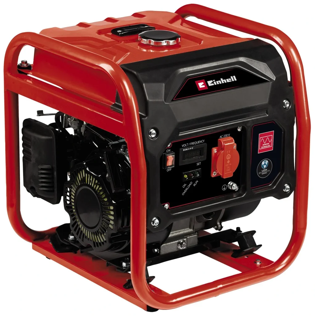 Генератор бензиновий інверторний Einhell TC-IG 1100, 1100Вт, 3600об/хв, 1х230В(1 фаза), 4.35А, бак 6.5л, 95дБ, ручний старт, 20.6кг, 4152580 UA