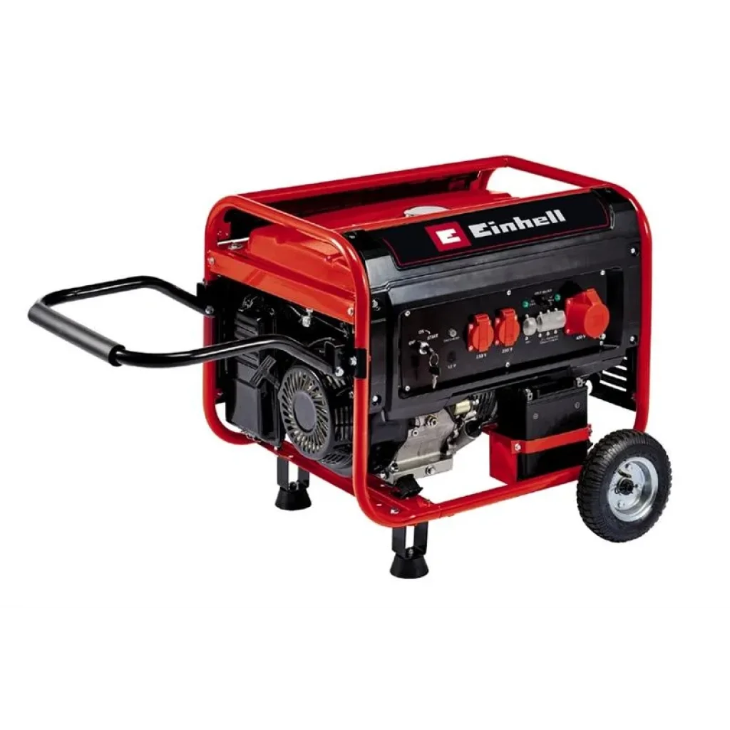 Генератор бензиновий Einhell TC-PG 65/E5, 230В/380В, 3.6кВт (макс. 6.51кВт), електростарт, 25л, 83кг, 4152610 UA