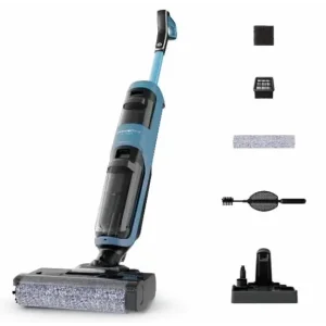 Пилосос Rowenta безпровідний миючий X-Clean 2, 120Вт, конт пил -0.44л, конт для води-0.73л, автон. робота до 35хв, вага-5кг, НЕРА, чорно-блакитний (GZ2271E0) UA