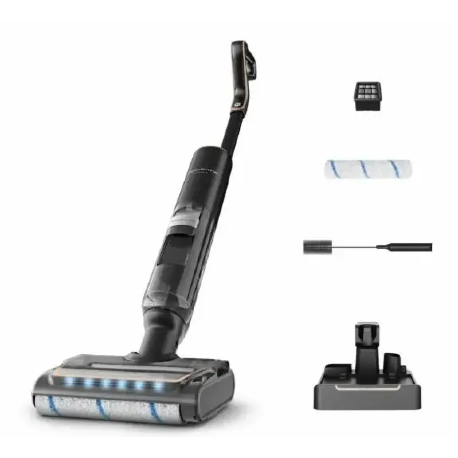 Пилосос Rowenta безпровідний миючий X-Clean 7, 250Вт, конт пил -0.5л, конт для води-0.65л, автон. робота до 50хв, вага-4.2кг, НЕРА, Black (GZ5736E0) UA