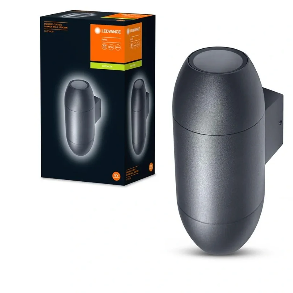 Светильник LEDVANCE GU10 фасадный IP44 EENDURA CANNON WALL UPDOWN черный, 4058075554498 UA