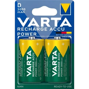 Акумулятор VARTA NI-MH Power D(LR20) 3000 мАг, 2 шт., 56720101402 UA