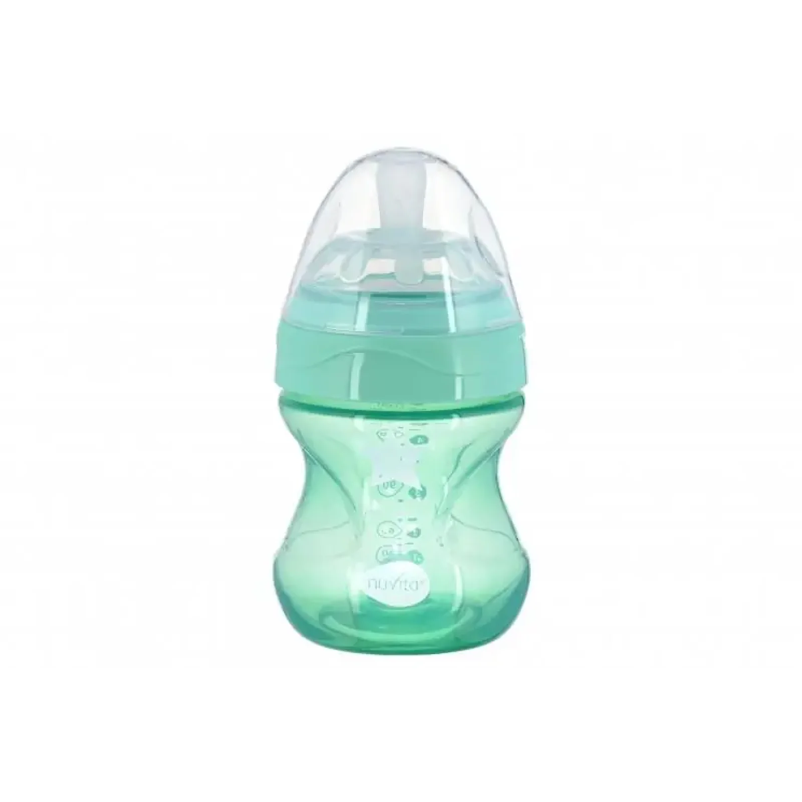 Пляшка для годування Nuvita Mimic Cool 150мл, 0міс+, антиколікова, зелений (NV6012GREEN) UA