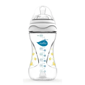Пляшка для годування Nuvita Mimic 250мл, 3міс+, антиколікова, білий (NV6030White) UA