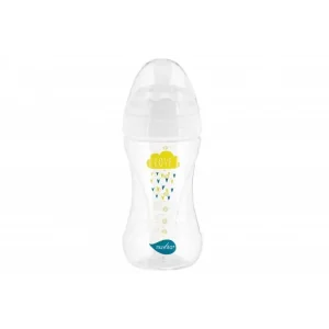 Пляшка для годування Nuvita Mimic Collection 250мл, 3міс+, антиколікова, білий (NV6031BIANCO) UA
