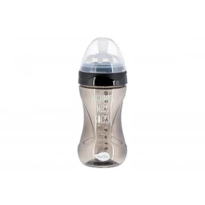 Пляшка для годування Nuvita Mimic Cool 250мл, 3міс+, антиколікова, чорний (NV6032BLACK) UA