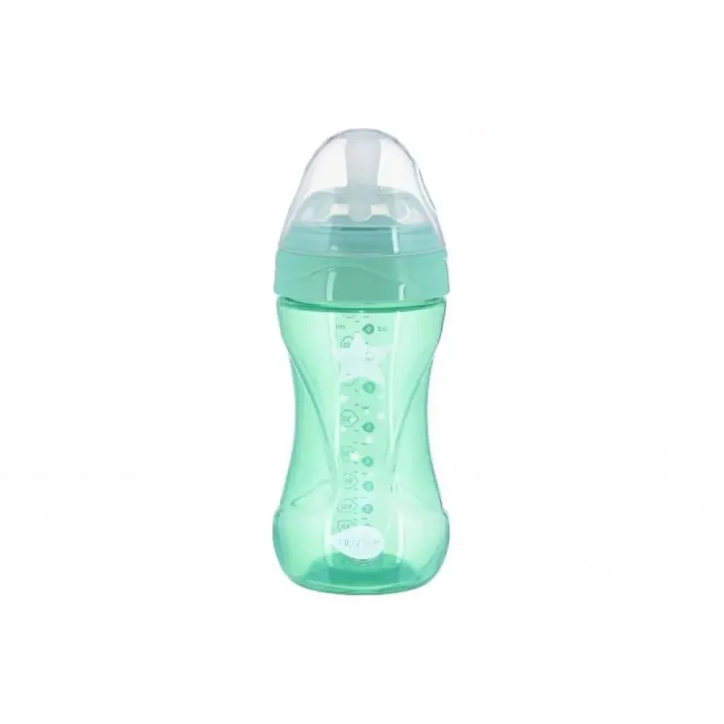 Пляшка для годування Nuvita Mimic Cool 250мл, 3міс+, антиколікова, зелений (NV6032GREEN) UA