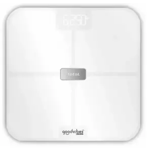 Ваги Tefal підлогові Goodvibes Sport, 200кг, Bluetooth, AAAx4 в комплекті, скло, білий (BM9740F0) UA
