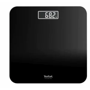 Ваги Tefal підлогові Premiss, 160кг, AAAx2 в комплекті, скло, Black (PP1800V0) UA