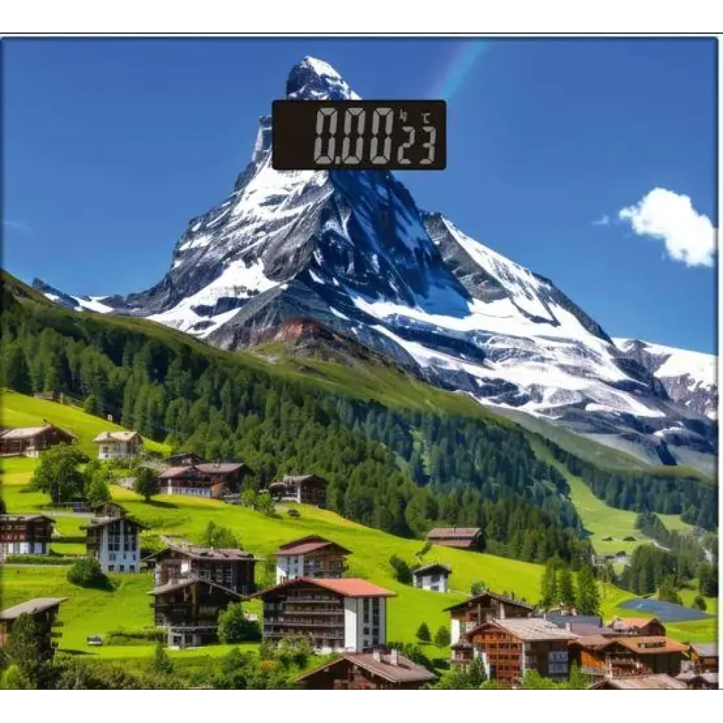 Ваги підлогові Ardesto SCB-965MATTERHORN макс. вага 150 кг/малюнок UA