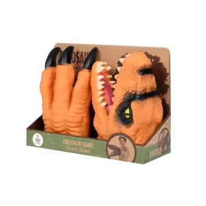 Игровой набор Same Toy Dino Animal Gloves Toys оранжевый AK68623Ut-3 UA