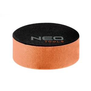 Диск полірувальний Neo Tools, губка середня, на липучці, 80x25мм (08-975) UA