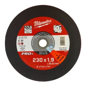 Диск відрізний Milwaukee по металу PRO+, 230х1.9х22.2мм (4932451490) UA