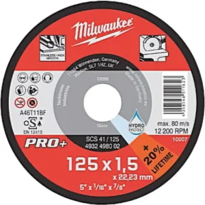 Диск відрізний Milwaukee Pro+ SCS41 по металу, 125х1.5х22.2мм (4932498002) UA