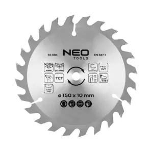 Диск пиляльний Neo Tools по дереву 230x30-24T 150x10-24 1.6мм (55-666) UA
