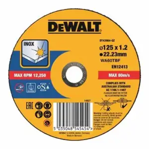 Диск відрізний DeWalt EXTREME по металу 125х1.2х22.23мм (DT43904) UA
