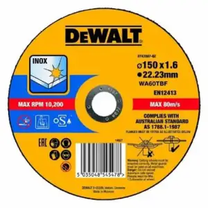Диск відрізний DeWalt EXTREME по металу 150х1.6х22.23мм (DT43907) UA