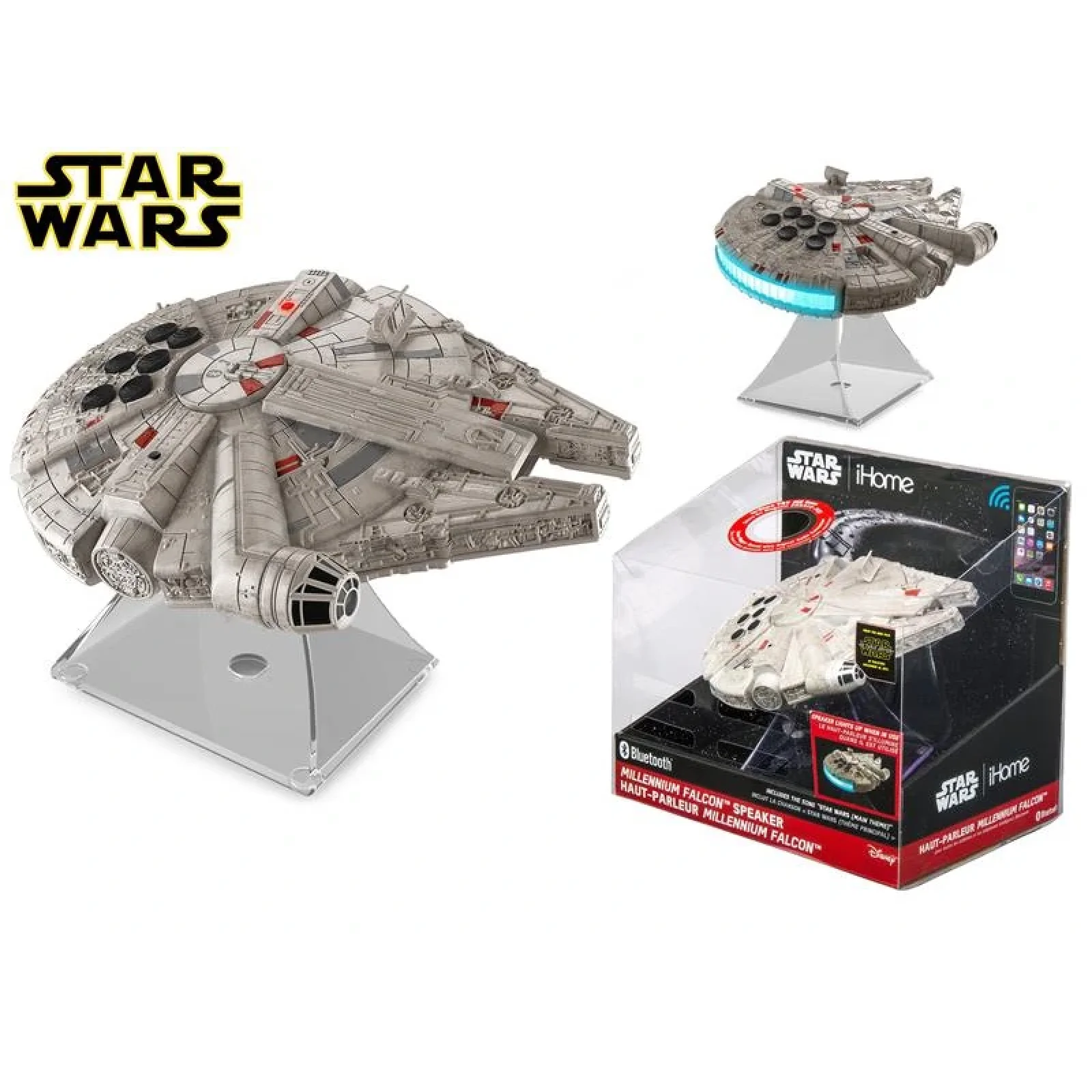 Акустична система eKids/iHome Disney, Star Wars, Millenium Falcon, Wireless, LI-B17.11MV7 UA