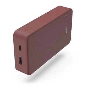Зовнішній акумулятор Hama 20000 мА·год, USB-C, USB-A, red (00201717) UA