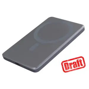 Зовнішній акумулятор 2E Slim Wireless QI 5000мА·год 20Вт PD Grey (2E-PB0515-GREY) UA