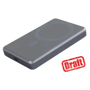 Зовнішній акумулятор 2E Slim Wireless QI 10000мА·год 20Вт PD Grey (2E-PB1011-GREY) UA