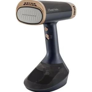 Відпарювач Russell Hobbs Genie VacuSteam, 1800Вт, 200мл, паровий удар -20гр, верт. відпарювання, керам. підошва, синій (28550-56) UA