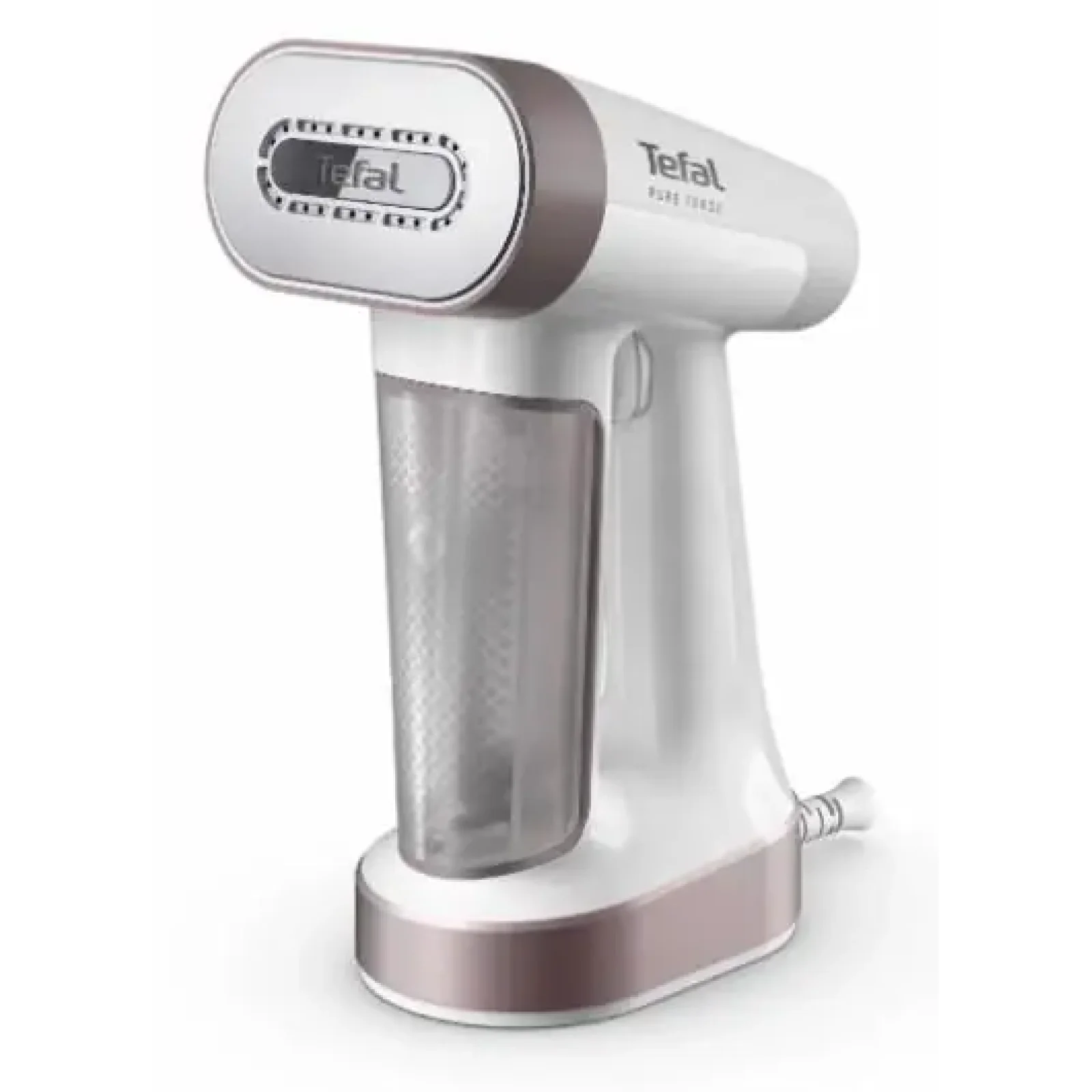 Відпарювач Tefal компактний Pure Force 2в1, 1800Вт, 180мл, постійна пара - 35гр, керам. підошва, білий (DT8720E0) UA