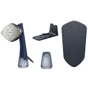 Відпарювач-праска Philips OneTurn, 1800Вт, 200мл, паровий удар -90гр, поворот для зміни типу девайса, алюміній, синій (GC215/20) UA