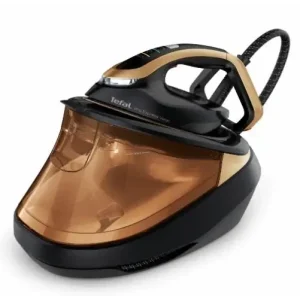 Праска-парогенератор Tefal Pro Express Vision, 3000Вт, 1200мл, паровий удар -800гр, постійна пара - 180гр, керам. підошва, чорно-золотий (GV9823E1) UA