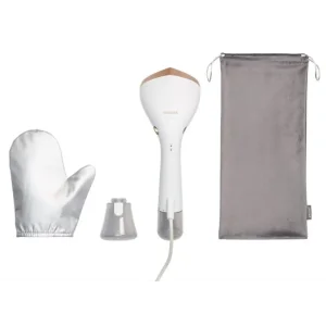 Відпарювач Philips компактний Series 7000, 1500Вт, 100 и 200мл, паровий удар -28гр, рукавичка, чохол, нерж. сталь, білий (STH7030/10) UA