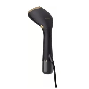 Відпарювач PHILIPS компактний, 1500Вт, 100 и 200мл, постійна пара - 28гр, керам. підошва, чорний (STH7060/80) UA