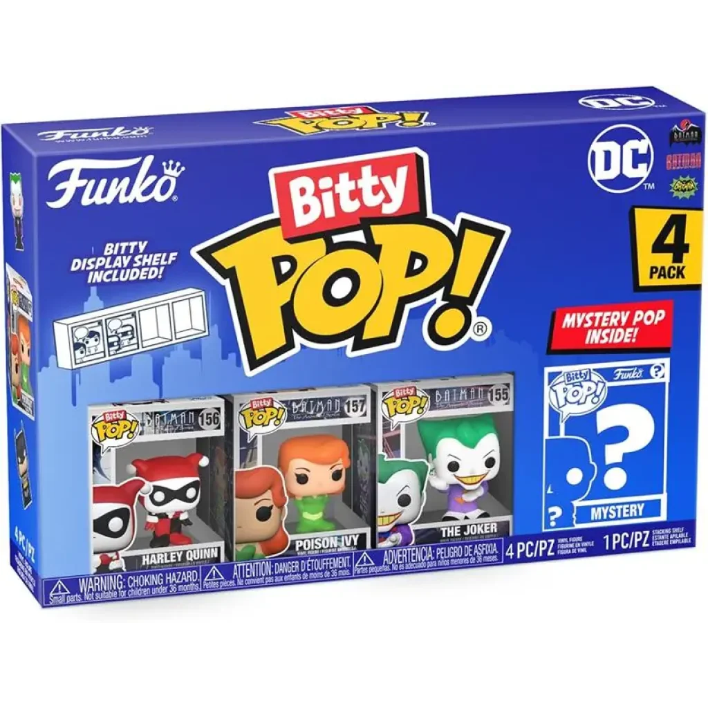 Набір подарунковий Funko POP (Bitty): DC - Harley Quinn 4pk (889698713139) UA