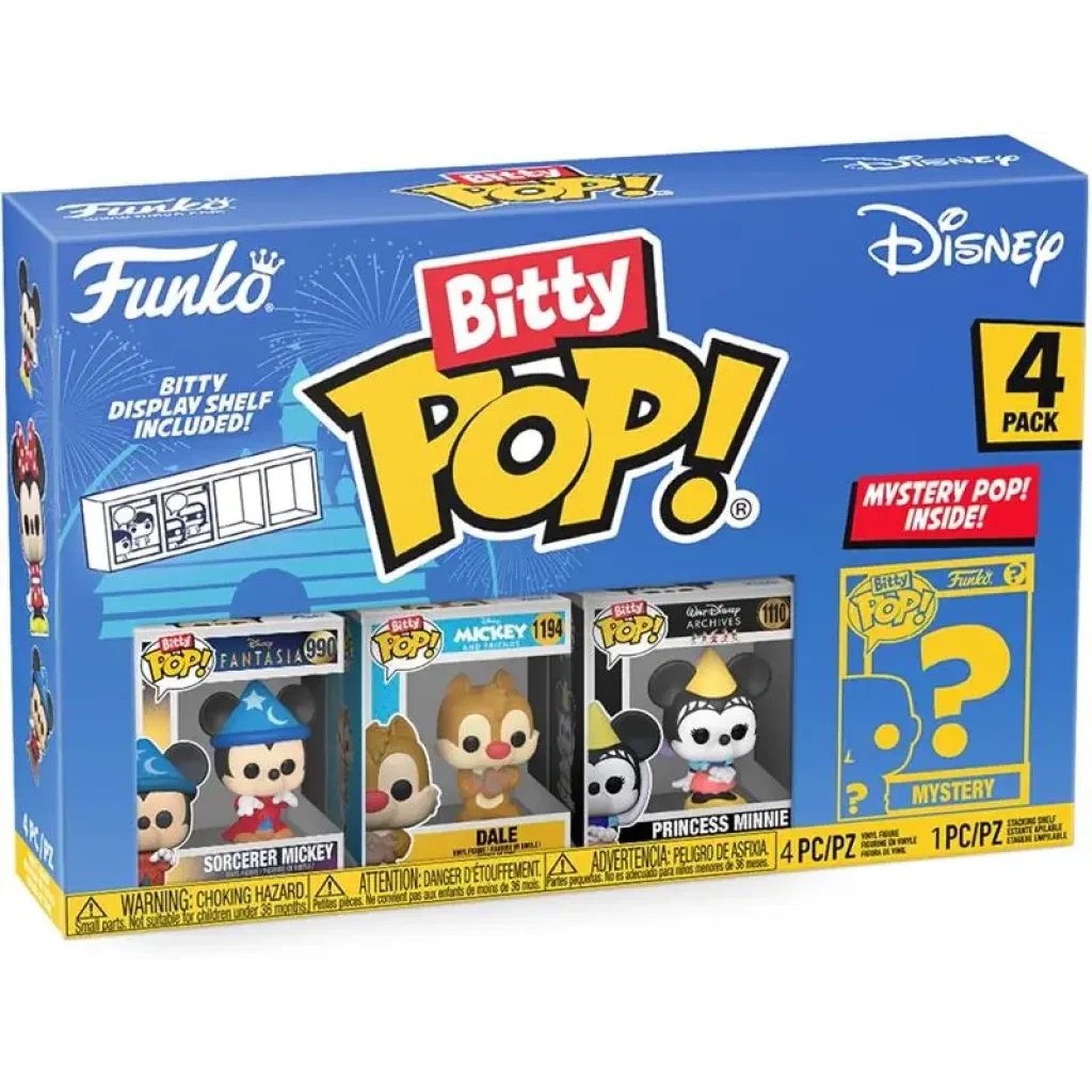 Набір подарунковий Funko POP (Bitty): Disney - Sorcerer Mickey 4pk (889698713214) UA