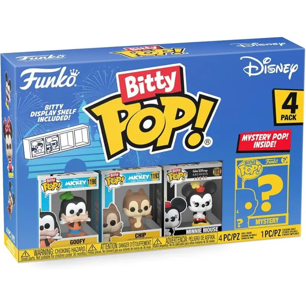 Набір подарунковий Funko POP (Bitty): Disney - Goofy 4pk (889698713221) UA