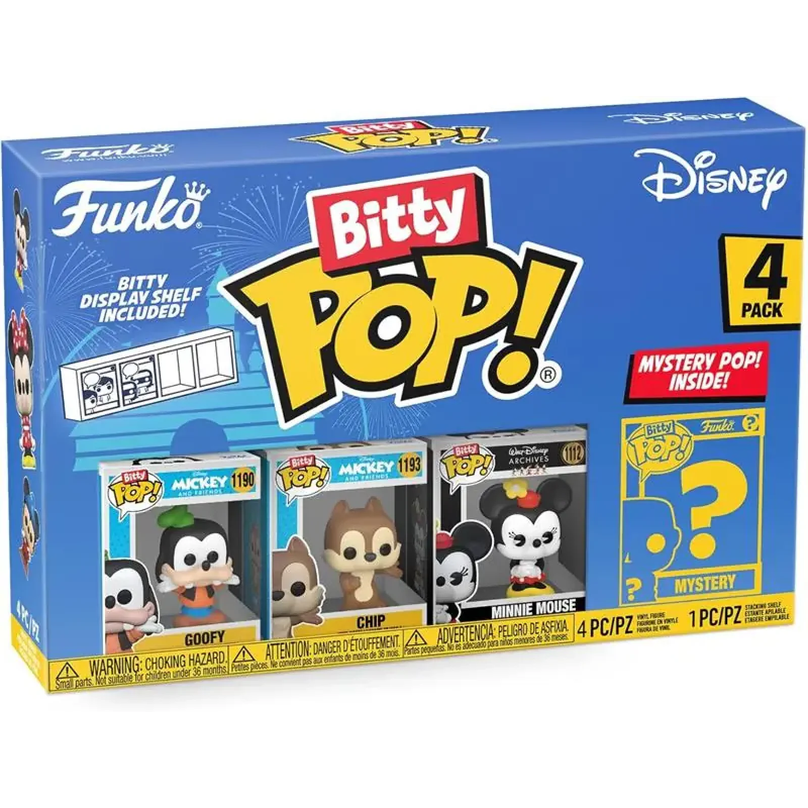 Набір подарунковий Funko POP (Bitty): Disney - Goofy 4pk (889698713221) UA