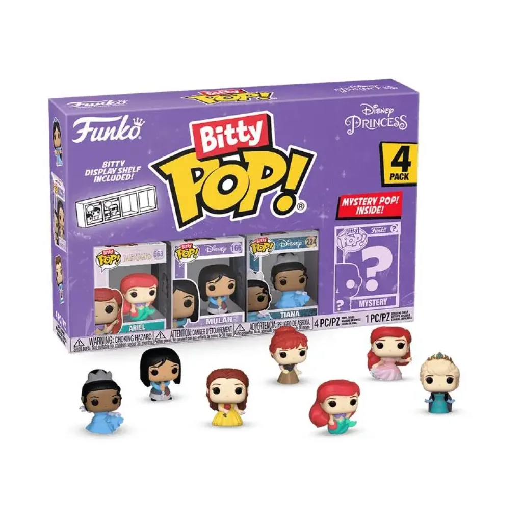 Набір подарунковий Funko POP (Bitty): Disney - Ariel 4pk (889698730273) UA
