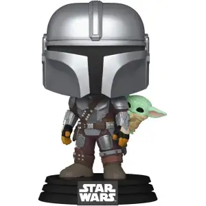 Фігурка Funko POP Star Wars: Mandalorian & Grogu - The Mandalorian w/Grogu (889698904438) UA