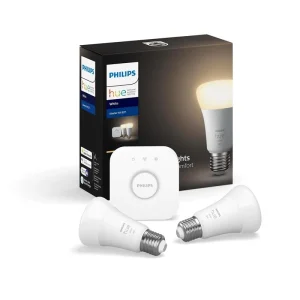 Стартовий набір Philips Hue White (Bridge, лампа E27 White 2шт), 929001821619 UA