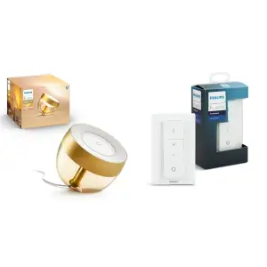 Набір Philips Hue (Dimmer, світильник Iris золотий), DIMMER_V1+IRIS_GOLD UA