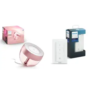 Набір Philips Hue (Dimmer, світильник Iris рожевий), DIMMER_V1+IRIS_ROSE UA