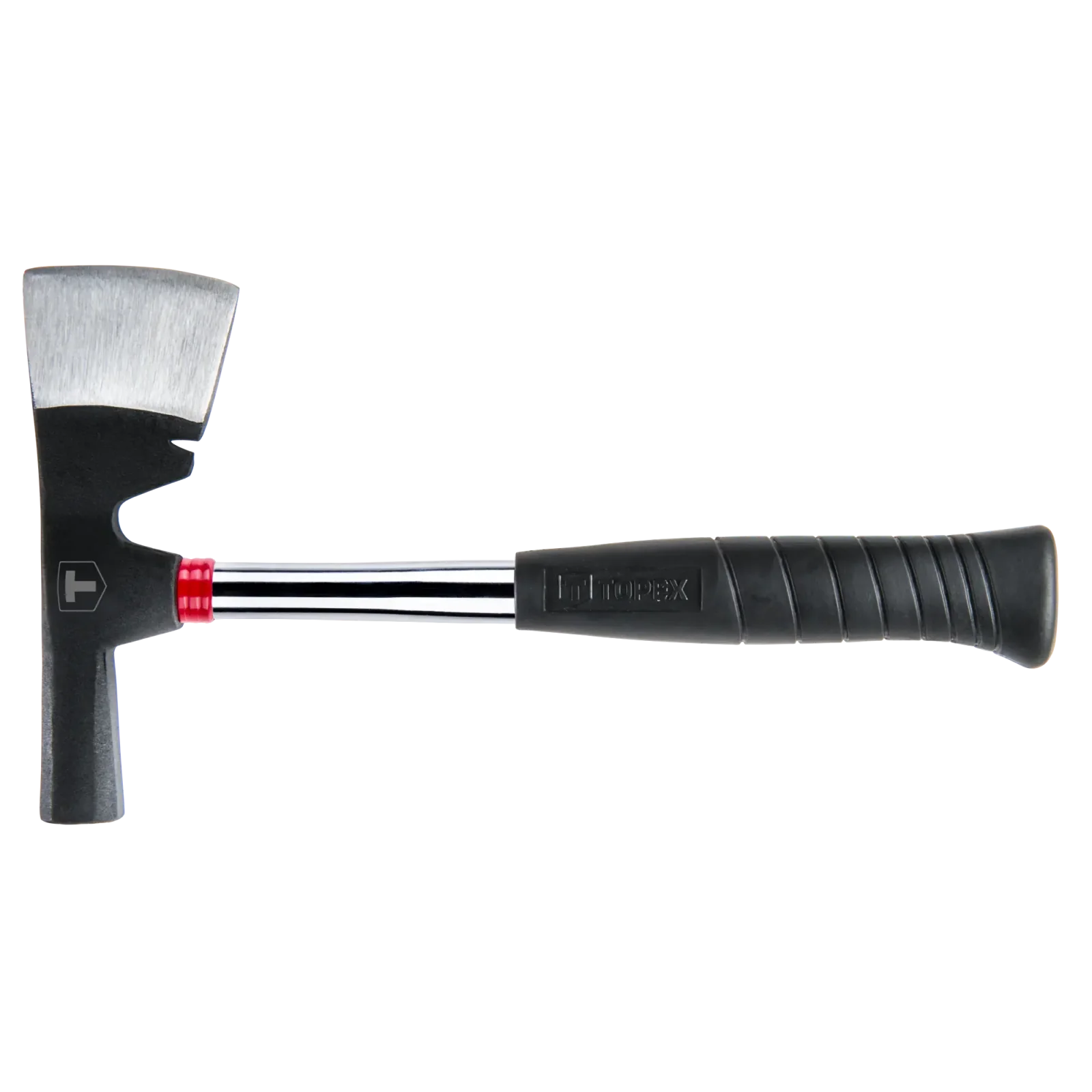 Сокира туристична TOPEX руків'я металеве прогумоване 32см 600г (02A110) UA