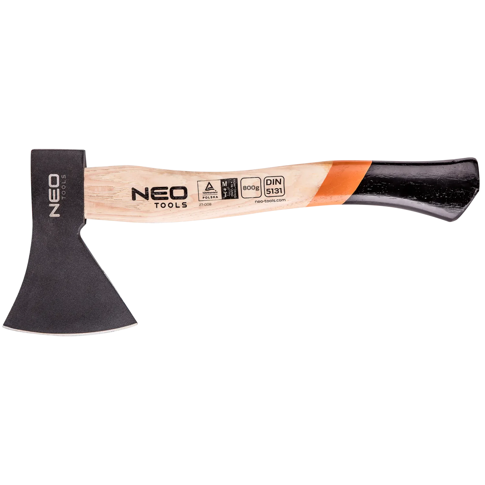 Сокира універсальна Neo Tools руків'я гікорі 38см 800г (27-008) UA