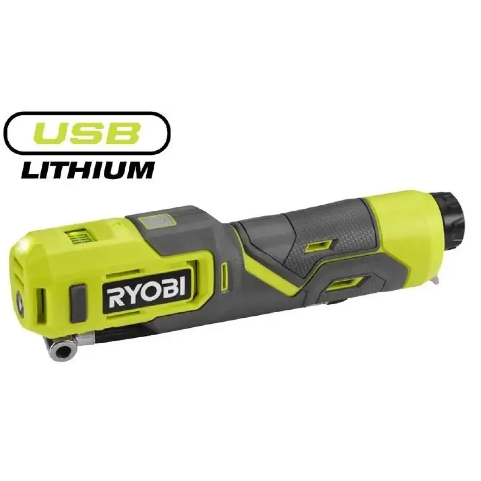 Насос велосипедний акумуляторний Ryobi USB Lithium RI4-0 4В 6.9бар дисплей підсвічування 0.5кг без АКБ та ЗП (5133006141) UA