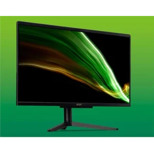Комп'ютер персональний моноблок Acer Aspire C24-1600 23.8" FHD, Intel P N6005, 8GB, F256GB, UMA, WiFi, кл+м, Lin, чорний (DQ.BHRME.003) UA