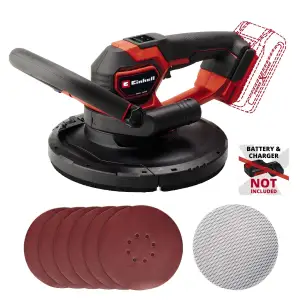 Шліфмашина для стін акумуляторна Einhell Professional TP-DWS 18/225 Li PXC 18В d225мм 600-1200об/хв 2.36кг без АКБ та ЗП (4259995) UA