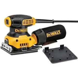 Шліфмашина вібраційна DeWalt 230Вт 14000об/хв 108х115мм амплітуда 1.6мм 1.28кг (DWE6411) UA