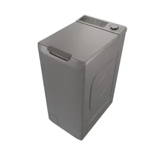 Пральна машина Candy вертикальна, 7кг, 1200, A+++, 60см, дисплей, cріблястий (TCAS274TMR5-S) UA