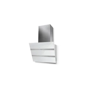 Витяжка Faber похила, 55см, 1219м3ч, Steelmax Ev8 Led Wh A55, білий+нерж, 330.0538.525 UA