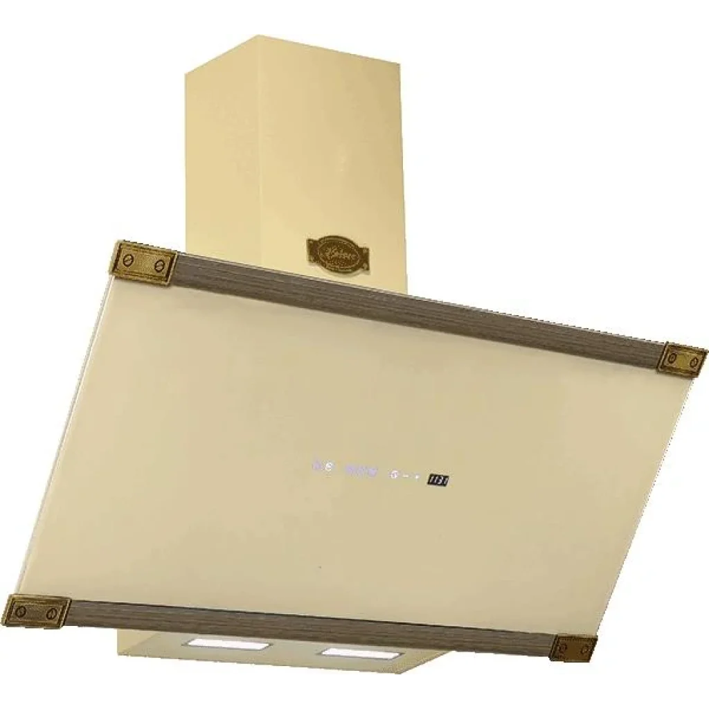 Витяжка з нахилом Kaiser AT9445ElfADEco - Шx90см./1250м3/3 швидкості/ретро/бежеве скло UA